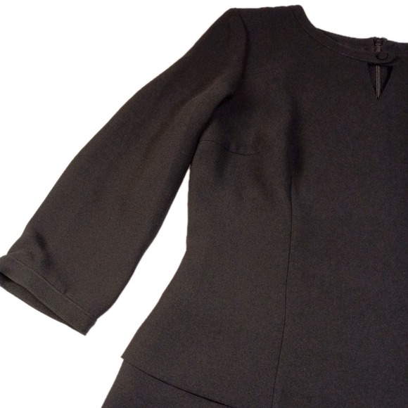 Maggy London Women's Sheath Dress Knee Length Size 6 Lined Business Office Black - Picture 4 of 16